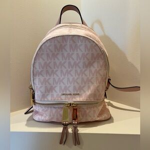 Michael Kors Baby Pink Backpack